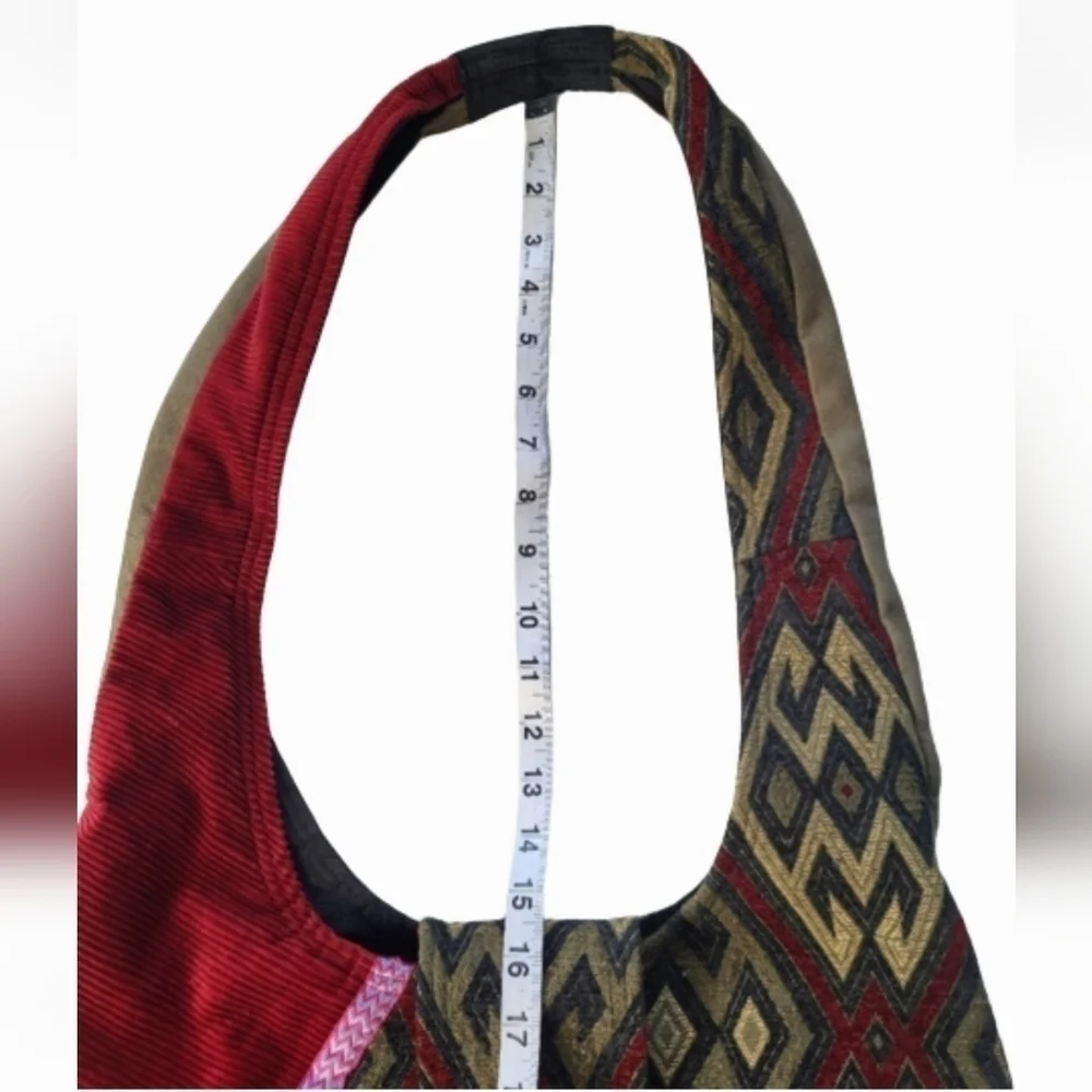 Suede Poluschka Hobo Shoulder Bag with Fringed Closure Flap